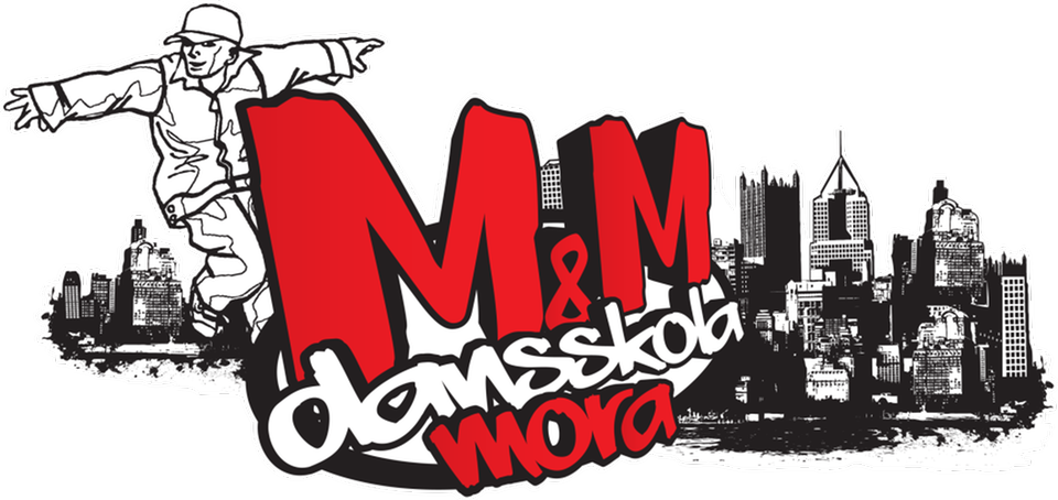 M och M dansskola logo